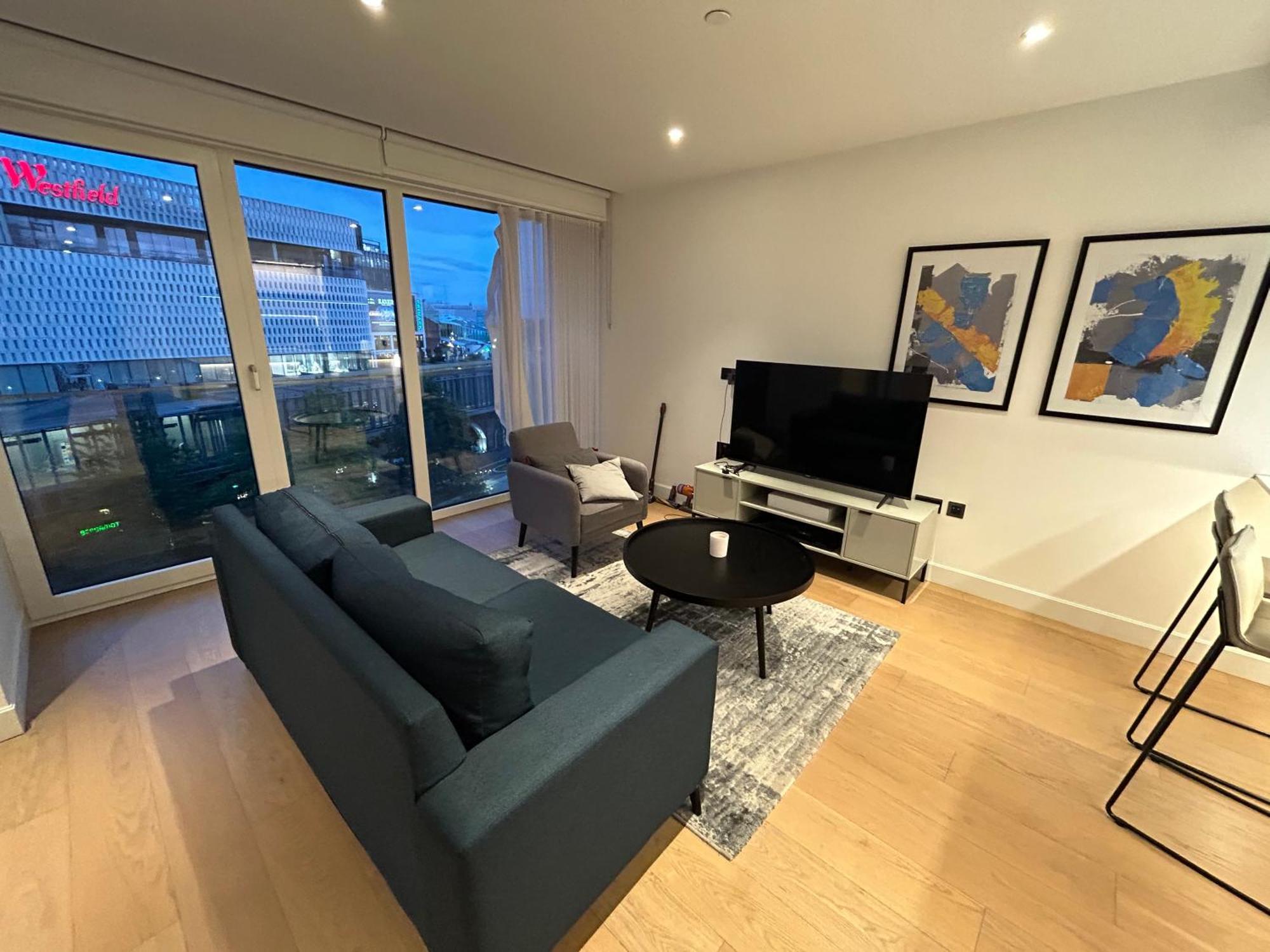 Luxury Modern 2bd 2ba White Living Appartement Londres